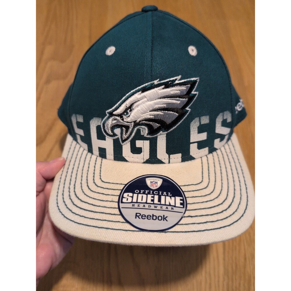 NWT Philadelphia Eagles On Field Reebok Flex Fit Cap Hat S/M NFL Team Football